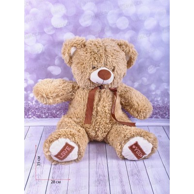 Медведь Тони 50см, МТО-50П, пурпурный, Мила Медведь Тони 50см, МТО-50П, пурпурный, Мила