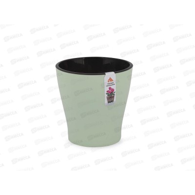 Горшок цв. &quotЛея&quot 2,2л двойной (Оливковый) *20 М8267