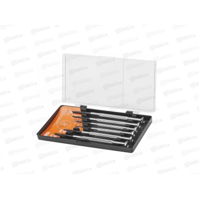 Набор отверток для точных работ №1, с намагниченным наконечником, 6 пр