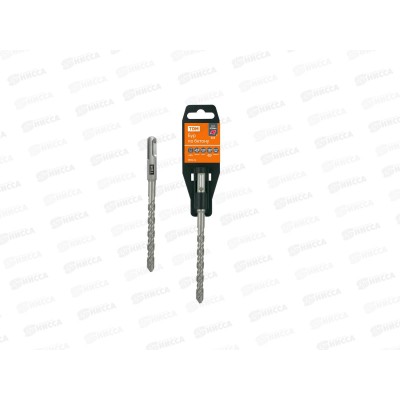 Бур по бетону, 10*160*100мм, SDS-Plus, 2 резца, 0107