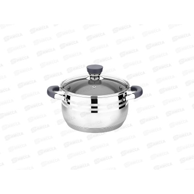 Кастрюля Mercury 3,9л LR02-472 20см нержавеющая сталь Кастрюля Mercury 3,9л LR02-472 20см нержавеющая сталь