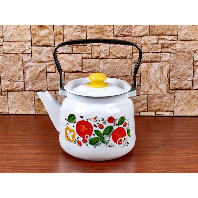 Чайник 2,3л Каприче, белый с пластмассовой кнопкой С2714.3*118