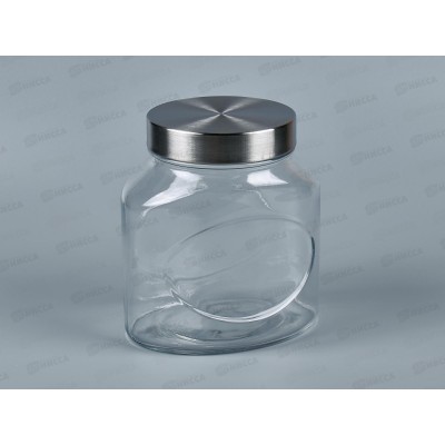 Банка Элипс с крышкой 1500мл 80387SL Банка Элипс с крышкой 1500мл 80387SL