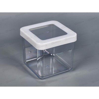 Емкость для сыпучих продуктов 0,65л СТЕП Белый М1291 *12 Емкость для сыпучих продуктов 0,65л СТЕП Белый М1291 *12