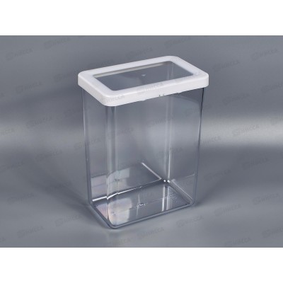 Емкость для сыпучих продуктов 2,5л СТЕП Белый М1298 *12 Емкость для сыпучих продуктов 2,5л СТЕП Белый М1298 *12