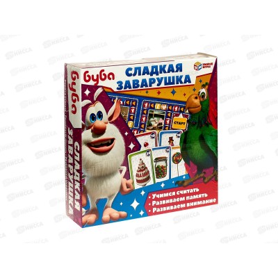 Настольная игра-ходилка 24957 с карточками "УМНЫЕ ИГРЫ" Буба *10