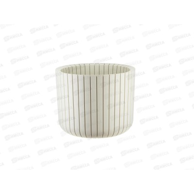 Кашпо  ШАТО D250мм 8л Белый ротанг М3039 *6 Кашпо  ШАТО D250мм 8л Белый ротанг М3039 *6