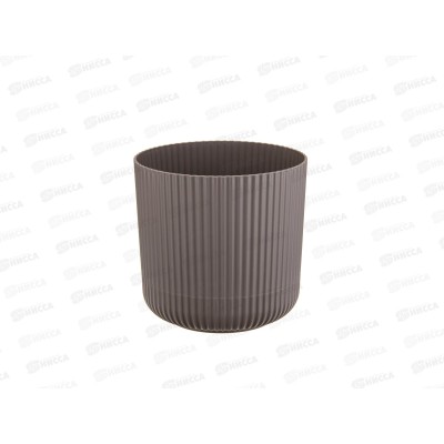 Кашпо ВЕЛЬВЕТ D180мм 3,6л с пристегнутым поддоном Французский серый М3182 *10 Кашпо ВЕЛЬВЕТ D180мм 3,6л с пристегнутым поддоном Французский серый М3182 *10