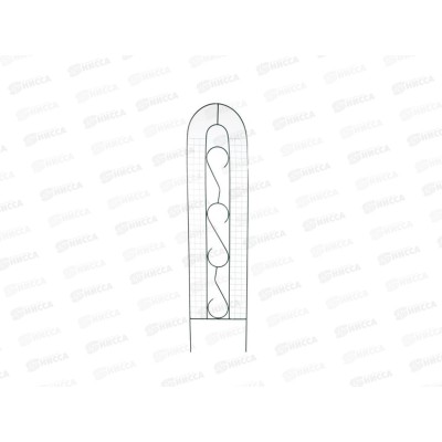 Шпалера &quotУзорная&quot 210*40см металл