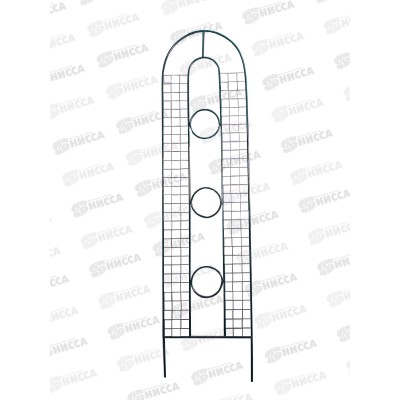 Шпалера &quot3 кольца&quot  металлическая