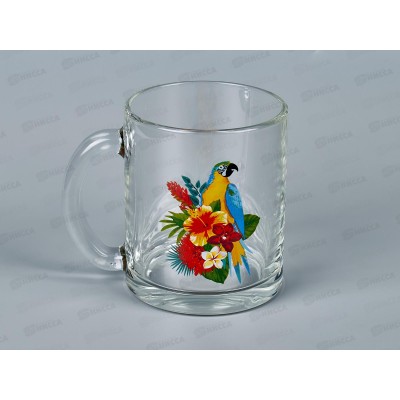 Кружка &quotЧайная&quot (Тропические птицы) 300см3 *24 1208