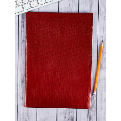 Тетрадь 96листов клетка Hatber бумвинил METALLIC красная А4*15 Тетрадь 96листов клетка Hatber бумвинил METALLIC красная А4*15