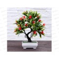 Бонсай "Деревце с листьями и цветами" 10*24см микс 4142812 Бонсай "Деревце с листьями и цветами" 10*24см микс 4142812