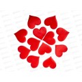 Сердце декор 12шт красный 6,5*5см 3944555 *20 Сердце декор 12шт красный 6,5*5см 3944555 *20