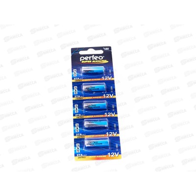 Батарейки Perfeo 27AE/5BL Super Alkaline *5/70