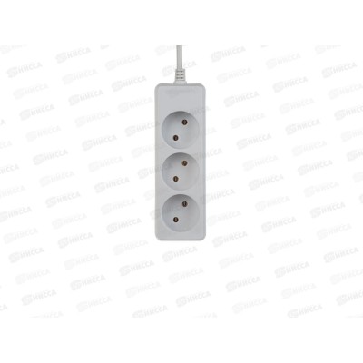 Удлинитель Perfeo "POWERLIGHT" без заземления, без выключателя 1,5м, 3 розетки, белый, 4682 Удлинитель Perfeo "POWERLIGHT" без заземления, без выключателя 1,5м, 3 розетки, белый, 4682