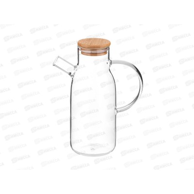 Бутылка для масла/уксуса 700мл с бамбуковой крышкой *24 250-154 Бутылка для масла/уксуса 700мл с бамбуковой крышкой *24 250-154