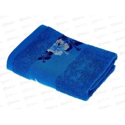 Полотенце махровое 50*90 ВЛ Сад синий 05-044