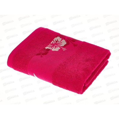 Полотенце махровое 50*90 ВЛ Сад красный 05-067