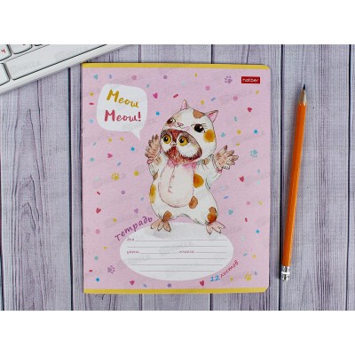 Тетрадь 12 листов клетка. Hatber Кигуруми*10/140 Тетрадь 12 листов клетка. Hatber Кигуруми*10/140