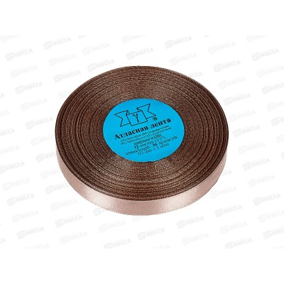 Лента атласная "Gamma" №093 бежевый, 12мм (1/2") 33м+-2м Лента атласная "Gamma" №093 бежевый, 12мм (1/2") 33м+-2м