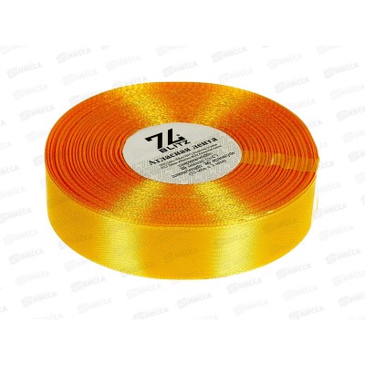 Лента атласная "BLITZ" 20мм (3/4") №017 темно-желтый, 33м+-2м Лента атласная "BLITZ" 20мм (3/4") №017 темно-желтый, 33м+-2м