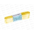 Лента атласная &quotGamma&quot 25мм (1&quot) №015 желтый, 5,4м AL-25P фасовка