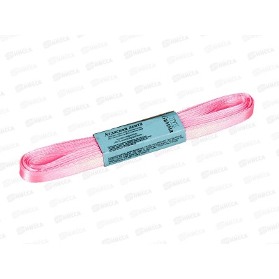Лента атласная &quotGamma&quot  6мм (1/4&quot) №005 розовый, 5,4м AL-6P фасовка
