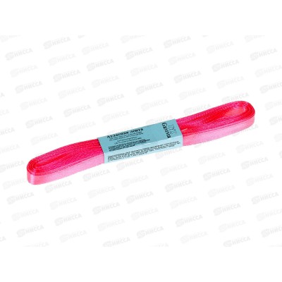 Лента атласная &quotGamma&quot  6мм (1/4&quot) №014 ярко-розовый, 5,4м AL-6P фасовка