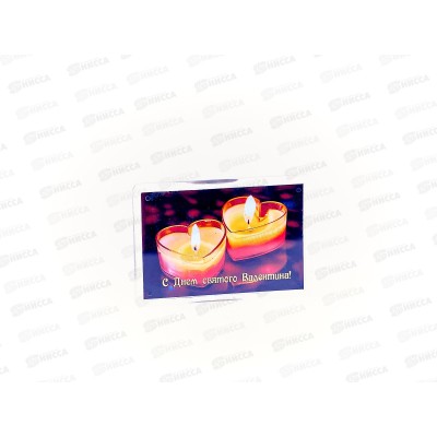 Магнит &quot14 февраля&quot акриловый прямоугольный 82*56 Ф0059