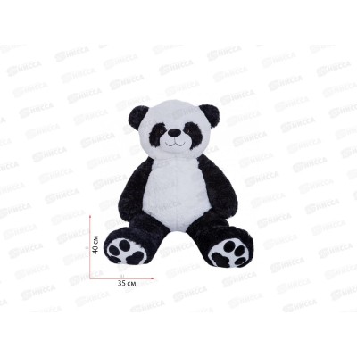 Панда Чика 50см, черно-белый с лентой, ПЧ-65  Мила