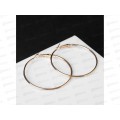 Серьги-кольца "Классика" 5см золото 5114723