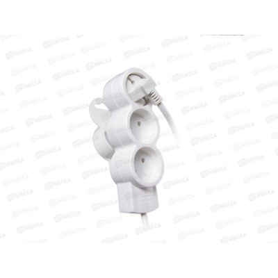 Удлинитель REV 5м 3гнезда, без заземления, 32003 *40 Удлинитель REV 5м 3гнезда, без заземления, 32003 *40