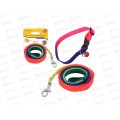 Поводок с ошейником и бубенчиком Радуга р.S VL40-11 *12 Поводок с ошейником и бубенчиком Радуга р.S VL40-11 *12