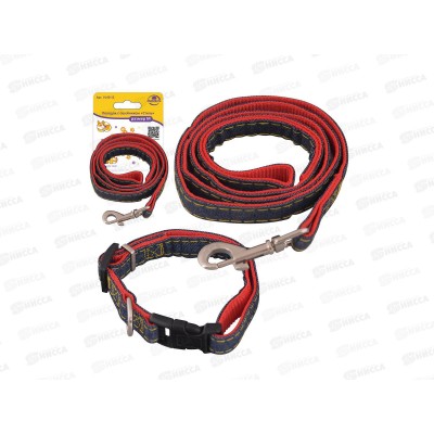 Поводок с ошейником Стиль р.M VL40-12 *12 Поводок с ошейником Стиль р.M VL40-12 *12