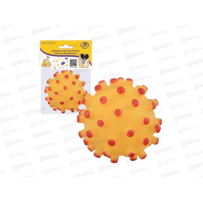 Игрушка для животных Мячик-Бомбочка р.6,5см VL40-50 *12 Игрушка для животных Мячик-Бомбочка р.6,5см VL40-50 *12