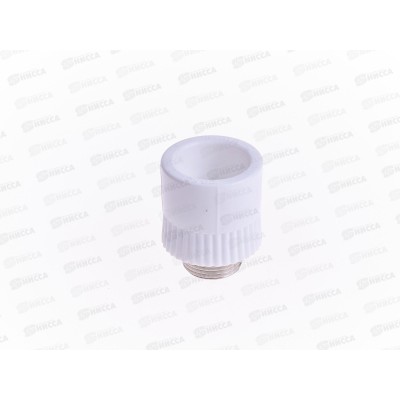 Муфта PP-R комбинированная наружная резьба DN32*3/4" пп/ш СТМ Пласт *10 Муфта PP-R комбинированная наружная резьба DN32*3/4" пп/ш СТМ Пласт *10