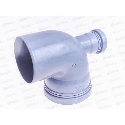 Отвод канализационный переходной универсальный 90град. DN110*50 (назад) AtlasPlast
