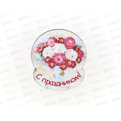 Магнит &quot8 марта" 8м-М1-009 дерево+бумага