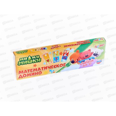 Домино пластиковое &quotУмные игры&quot 61228, Ми-ми-мишки 3-в-1, Математическое *100