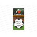 Ароматизатор картонный I love football 3 в1, MIX (4SKUх4) Ароматизатор картонный I love football 3 в1, MIX (4SKUх4)