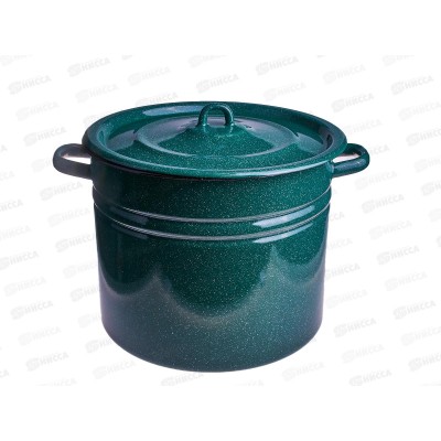 Кастрюля 14,0л цилиндрическая  зеленый рябчик С41626.з