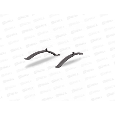 Крылья велосипедные 26&quot-29&quot пластиковые комплект KR041-2 RUSH HOUR, 283632