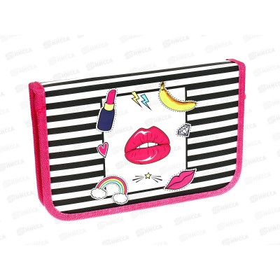 Пенал ПЧЕЛКА 1отд., Soft Girl power 130*200, ПО-401 *25