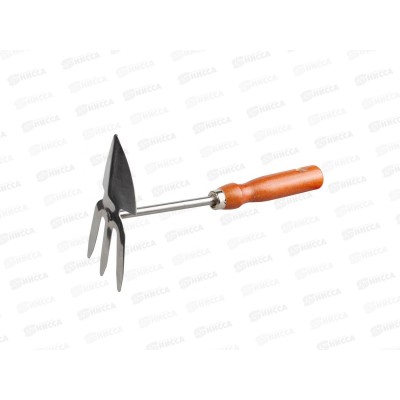 Мотыжка GRINDA, прямое лезвие, 3 зубца, 250мм, 8-421235_z01 *12 Мотыжка GRINDA, прямое лезвие, 3 зубца, 250мм, 8-421235_z01 *12