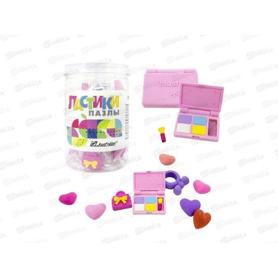 Ластик-пазл J.OTTEN Модница асс. CF9064 *25 Ластик-пазл J.OTTEN Модница асс. CF9064 *25