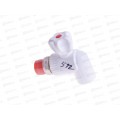 Кран шаровый полипропиленовый для радиатора угловой DN25*3/4&quot, Aqualink, 03641 *5/40