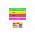 Набор линеек 15см ЕК Neon Solid 4шт., 4дизайна, 50573 Набор линеек 15см ЕК Neon Solid 4шт., 4дизайна, 50573