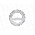 Транспортир 360гр ЕК Сlear , 12см, 49555 Транспортир 360гр ЕК Сlear , 12см, 49555