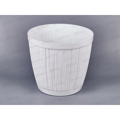 Горшок для цветов "BARCELONA" D270мм 9,6л Белый 623210006 *12 Горшок для цветов "BARCELONA" D270мм 9,6л Белый 623210006 *12